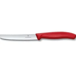 Discount Victorinox Tafelmesje gekarteld Rood 10cm