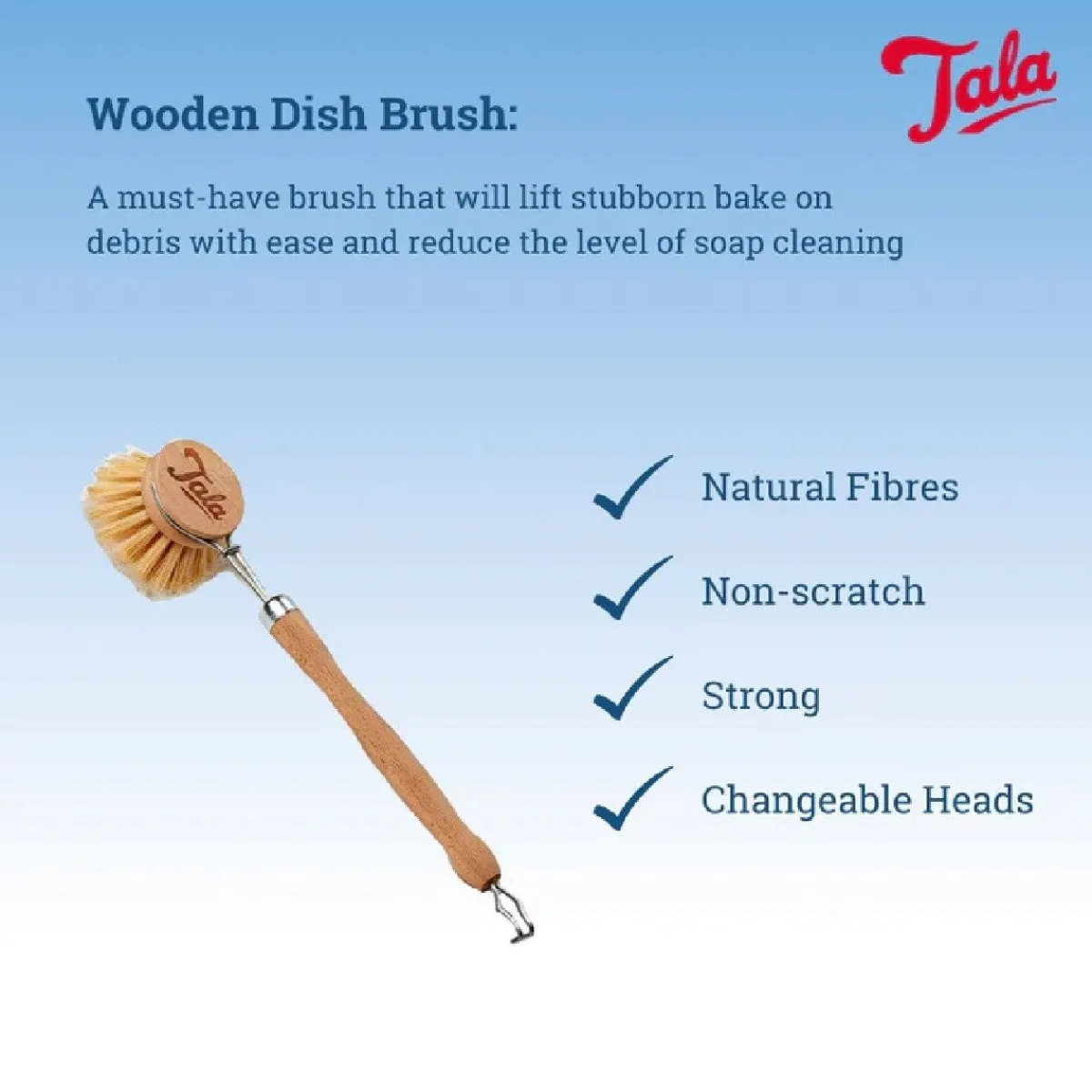 Hot Tala Afwasborstel Hout