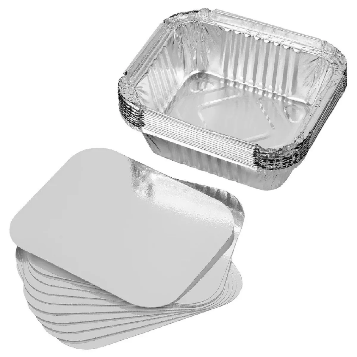 Best Tala Aluminium Bakvorm met Deksel 15x12x5cm Set/10