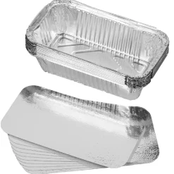 Clearance Tala Aluminium Bakvorm met Deksel 20x11x5,5cm Set/10