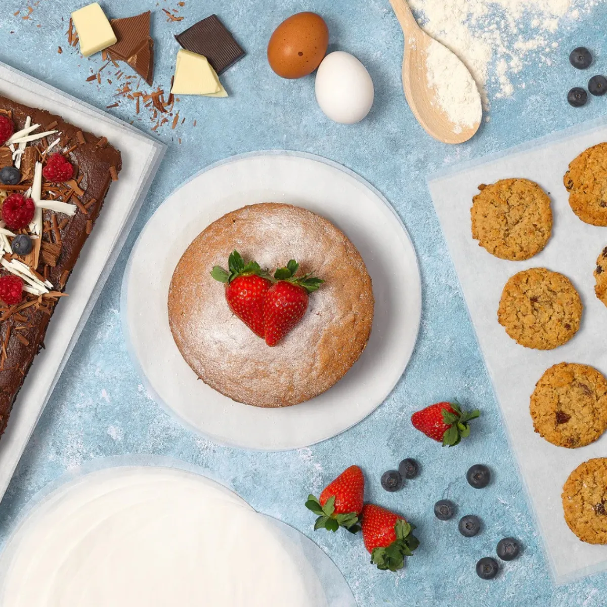 Sale Tala Bakpapier Rond Gesiliconeerd Ø23cm 20st.