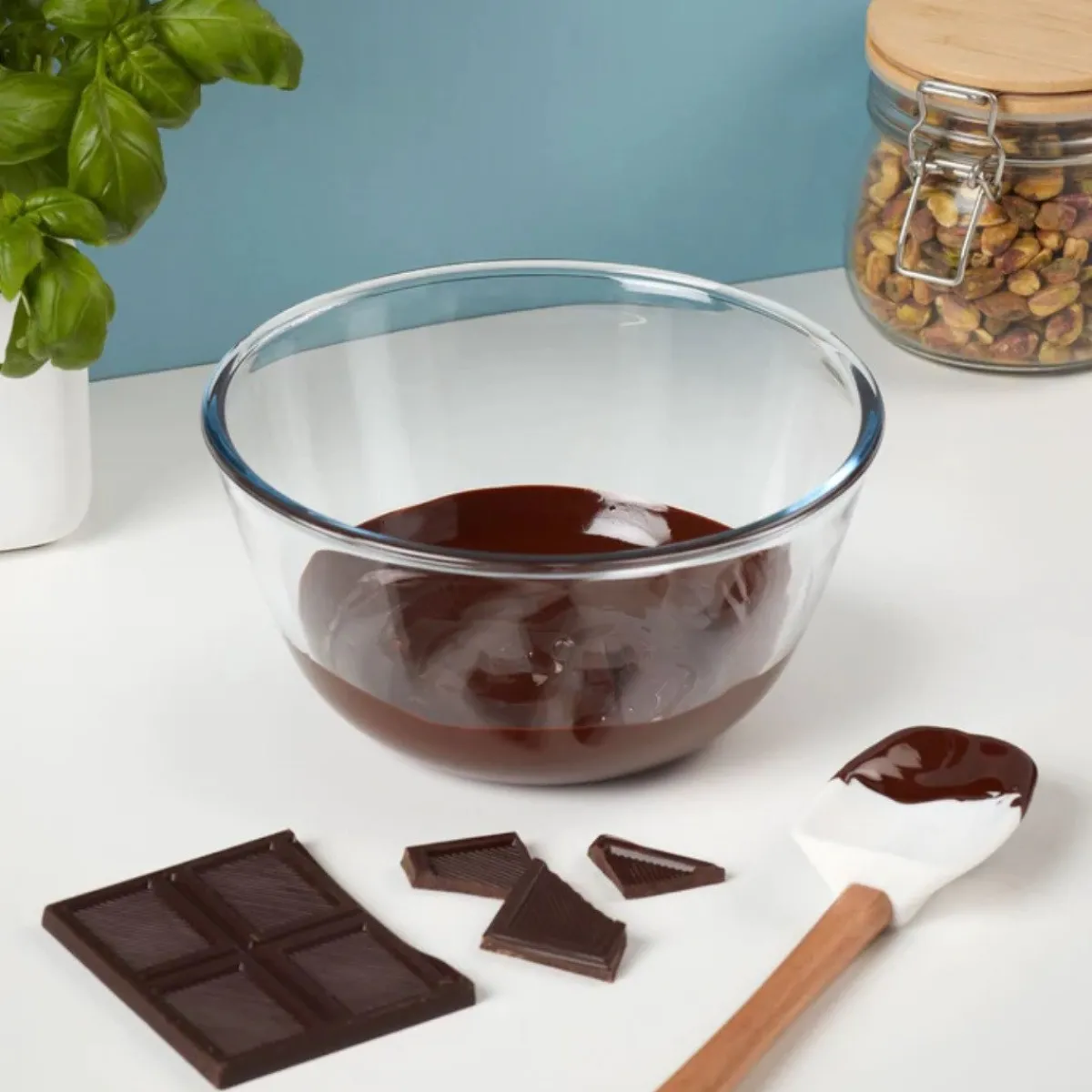 Outlet Tala Beslagkom Glas 1,6L (Ø19cm)