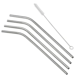 Discount Tala Rietjes RVS met Borstel Set/4