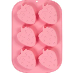 Hot Tala Siliconen IJsblokjesvorm Aardbei (6)