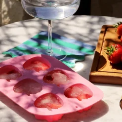 Hot Tala Siliconen IJsblokjesvorm Aardbei (6)