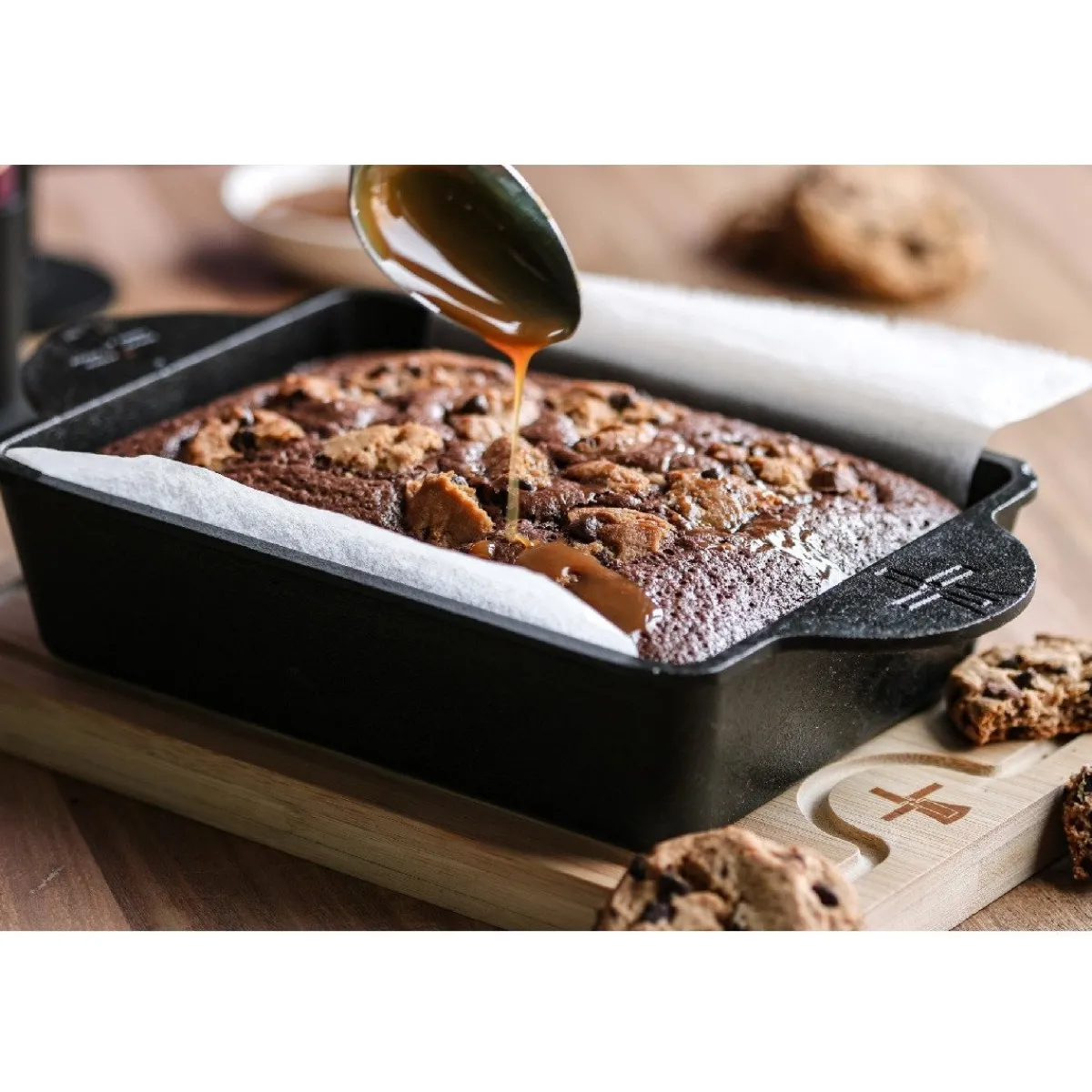 Clearance The Windmill Ovenschaal Gietijzer 26x15x5cm