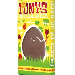 Discount Overig Tony's Chocolonely Paasreep Melk / Meringue / Citroen 180g