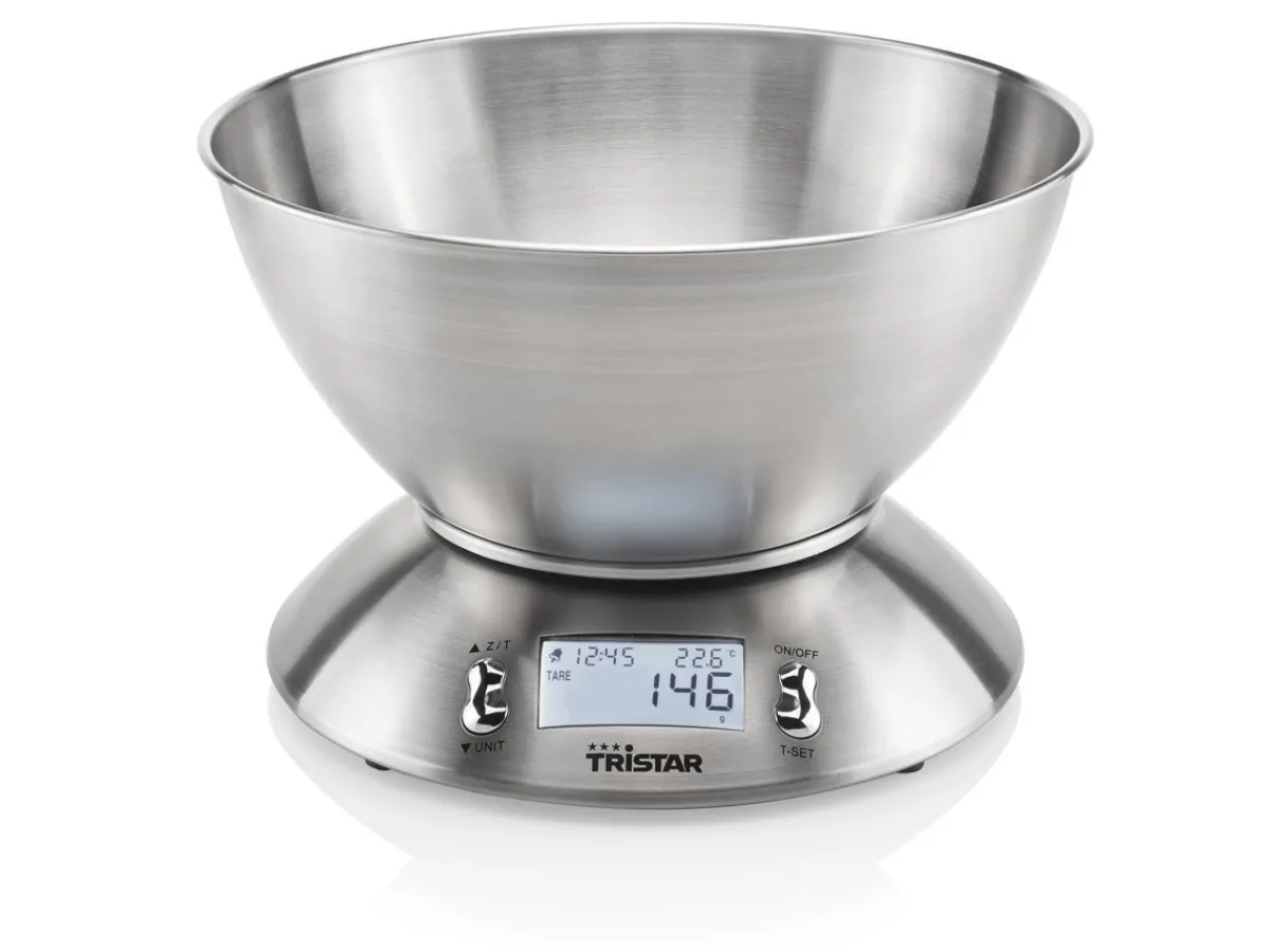 Sale Tristar Keukenweegschaal met Mengkom 5kg