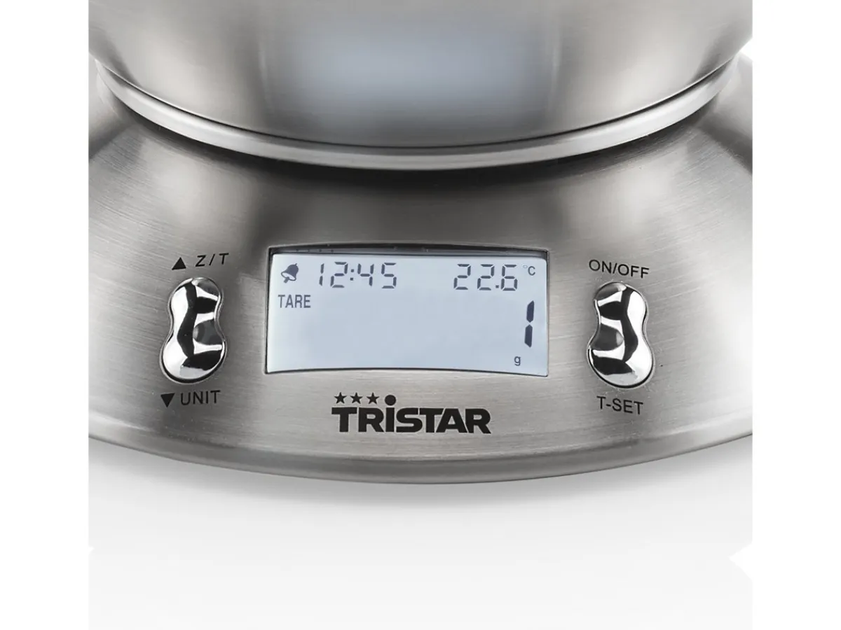 Sale Tristar Keukenweegschaal met Mengkom 5kg