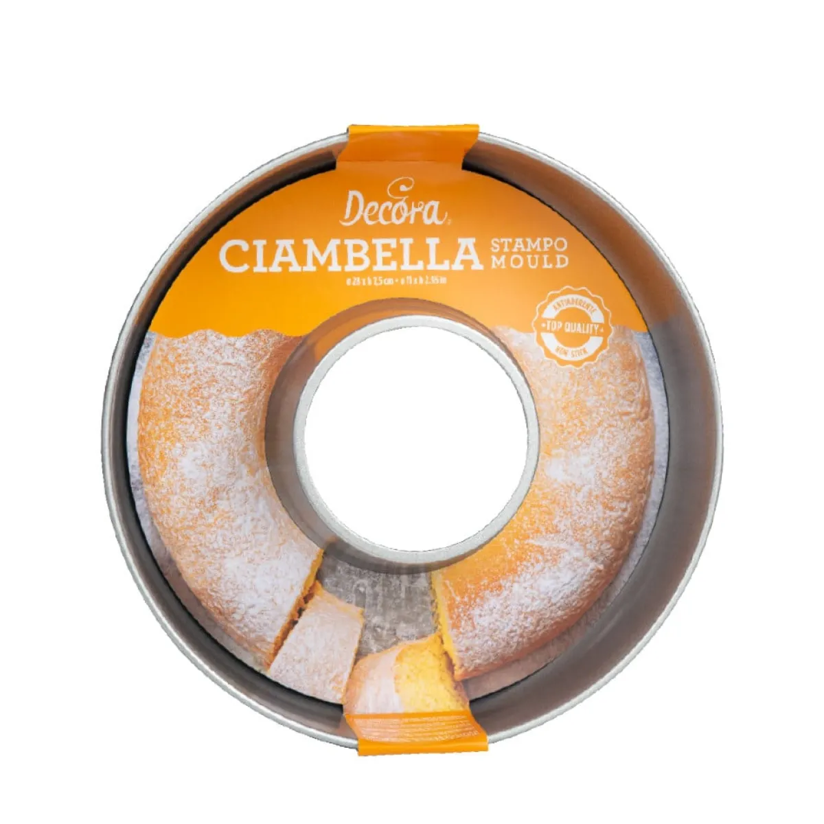 Hot Decora Tulband Bakvorm Ciambella Ø28x7,5(h) cm