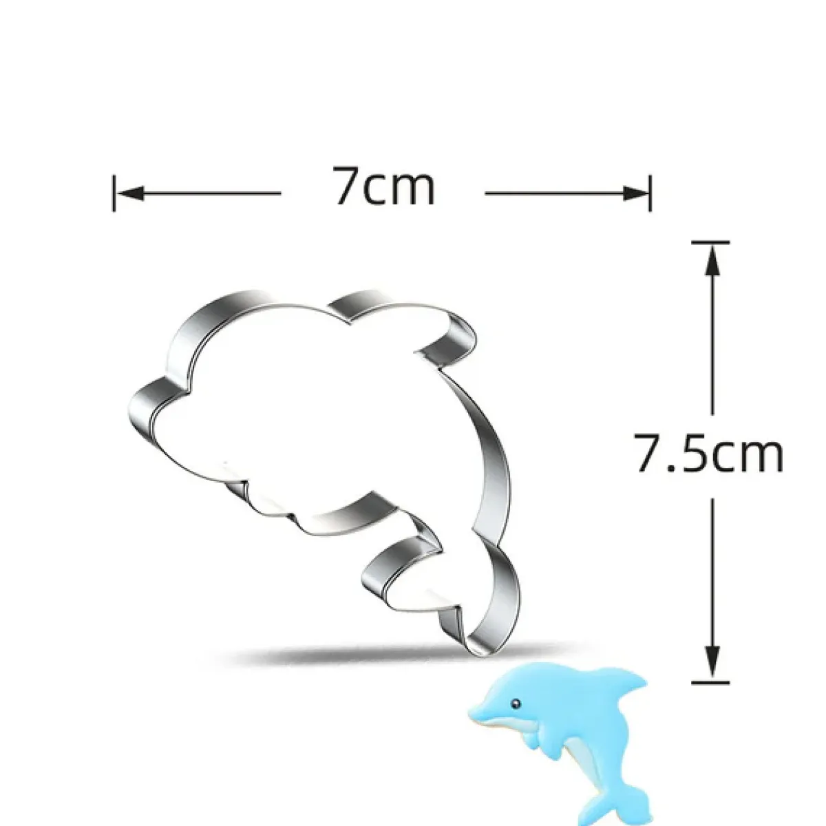 Online Happy Sprinkles Uitsteker RVS Dolfijn**