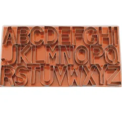 Overig Uitstekerset Alfabet Groot RVS Set/26