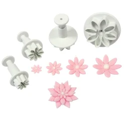 Clearance PME Uitstekerset Daisy Marguerite , set van 4