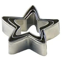 New Overig Uitstekerset Ster (5 punten) Ø3,5-6,5cm Set/3