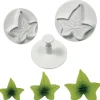 Outlet PME Uitstekerset Veined Ivy Leaf , set van 3