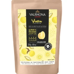 Valrhona Chocolade Druppels Yuzu 250g