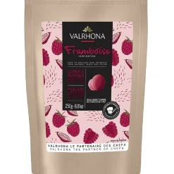 Outlet Valrhona Chocolade Druppels Framboos 250g