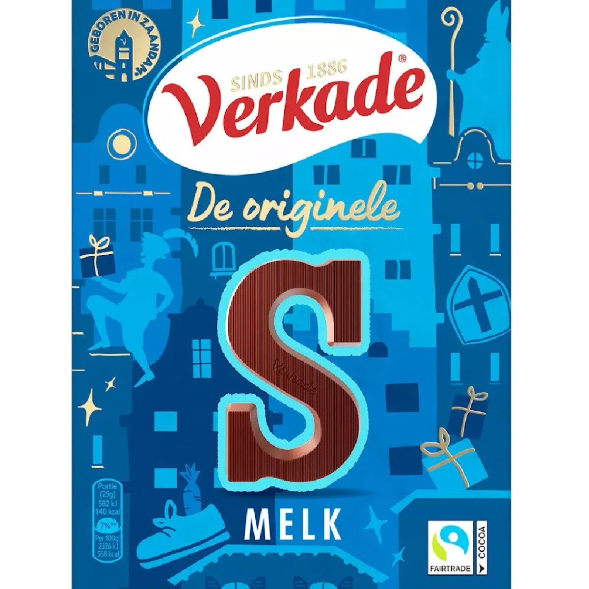 Sale Overig Verkade Chocoladeletter Melk -Letter S- 135g