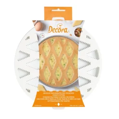 New Decora Vlaaistans Kunststof Traditioneel Ø30 cm 2-delig