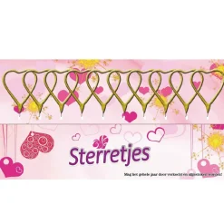 Hot Overig Vuurwerk Sterretjes Hartvorm Goud 10st.