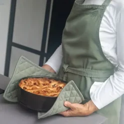 New Walra Keukenschort Legergroen