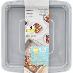 Clearance Wilton Brownie Bakvorm met Deksel 22,5x22,5cm