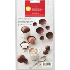 Discount Wilton Chocolade Holvorm Halve Bollen (6x)**
