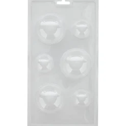 Discount Wilton Chocolade Holvorm Halve Bollen (6x)**