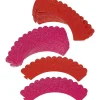 Discount Wilton Cupcake Wraps Glitter Rood en Roze 24st.**