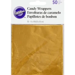 Hot Wilton Folie Goud 10x10 50st.