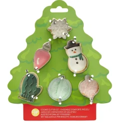 Best Wilton Koekjesuitsteker Kerstboom Set/6**