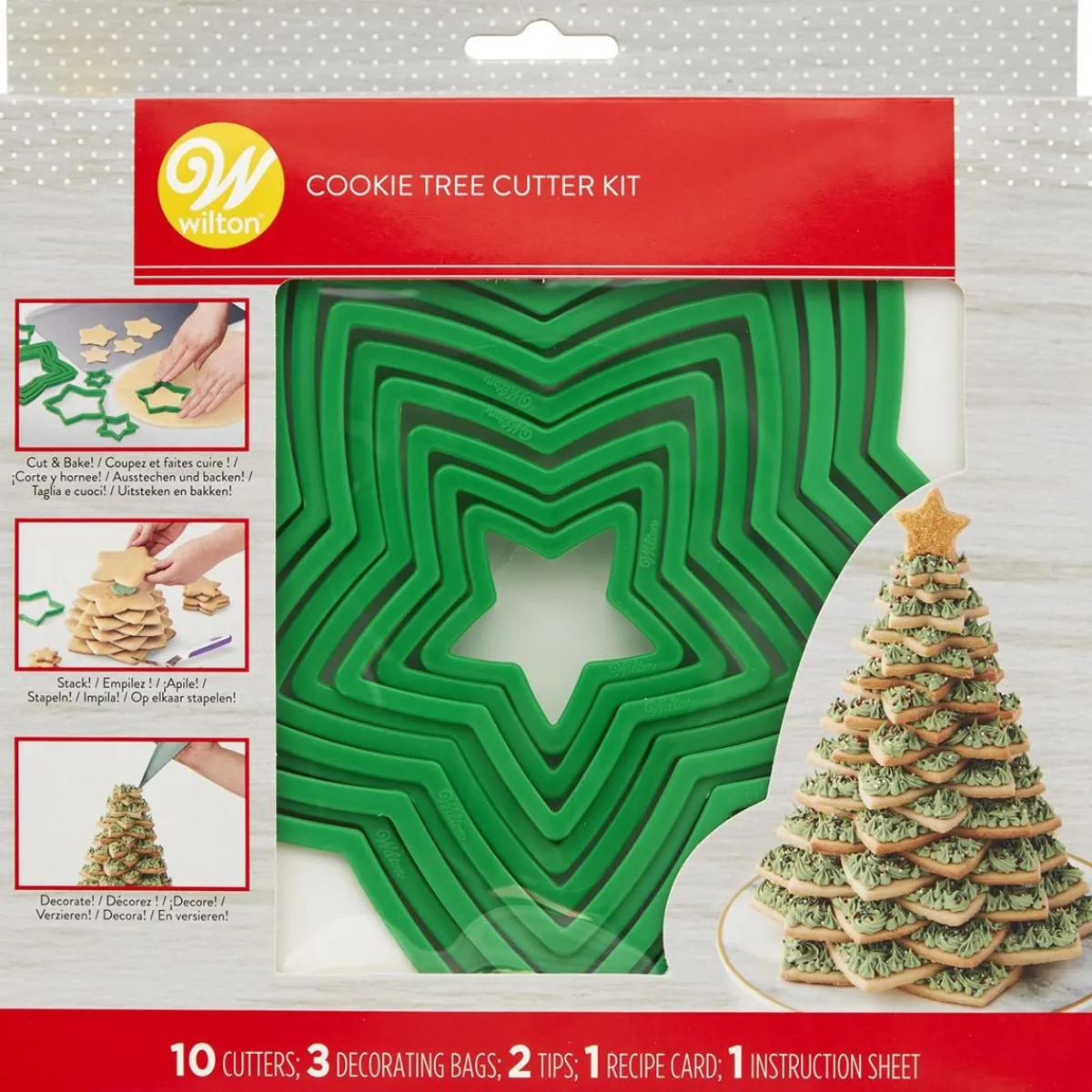 Hot Wilton Koekjesuitsteker Kerstboom Set/15