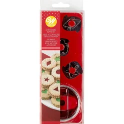 Best Wilton Linzer Kerst Koekjes Uitsteker Set/7**