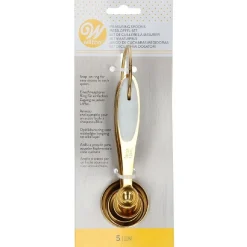 Clearance Wilton Maatlepels Goud Set/5