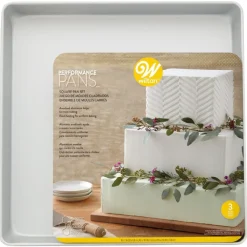 Clearance Wilton Performance Taartpan Vierkant 20-35-40cm Set/3