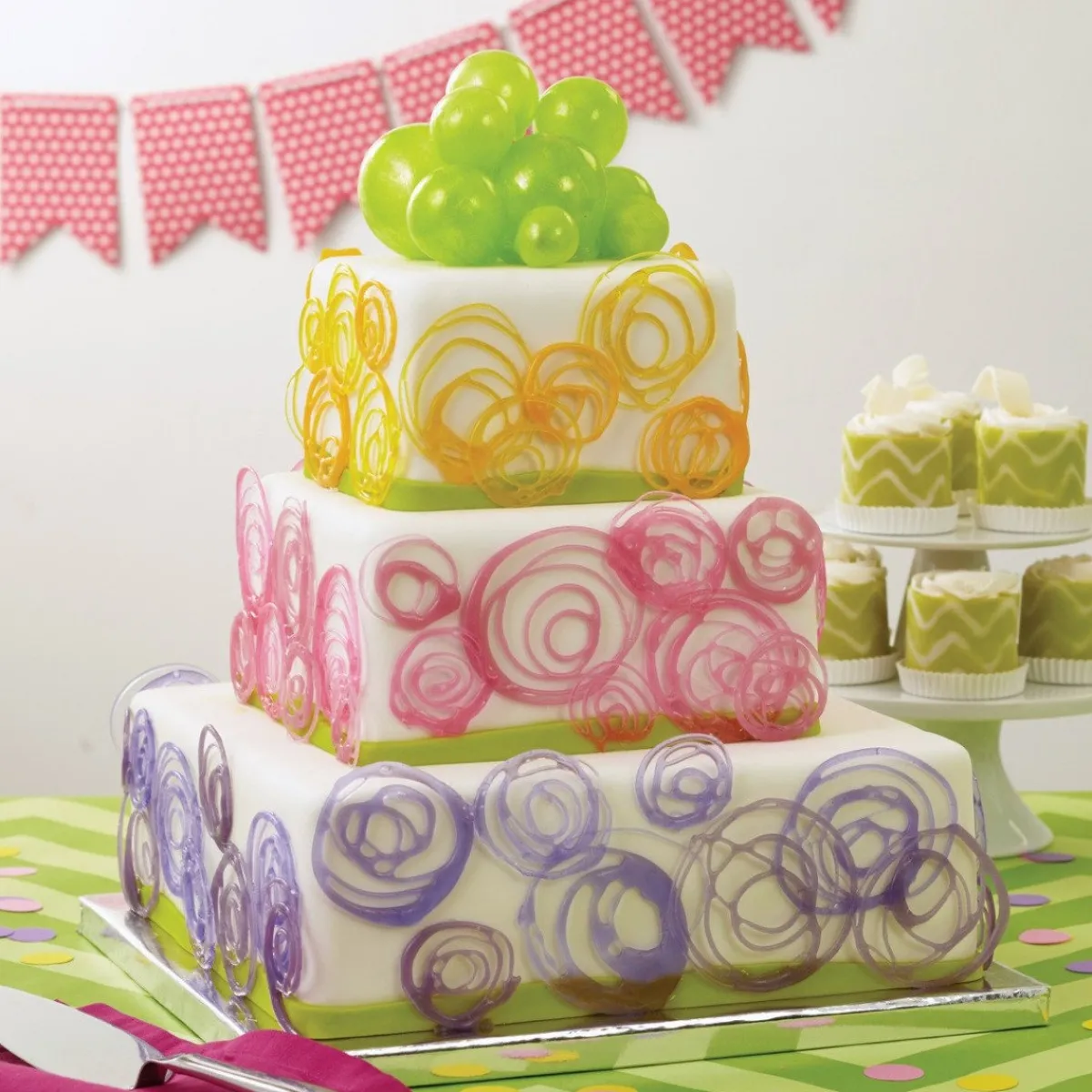 Clearance Wilton Performance Taartpan Vierkant 20-35-40cm Set/3