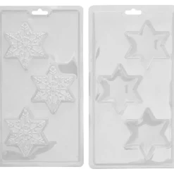 Wilton Plastic Bonbonvorm Choco Bomb Sneeuwvlok Set/2