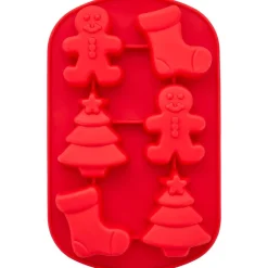 Hot Wilton Siliconen Bakvorm Sok-Gingerbread-Kerstboom (6)
