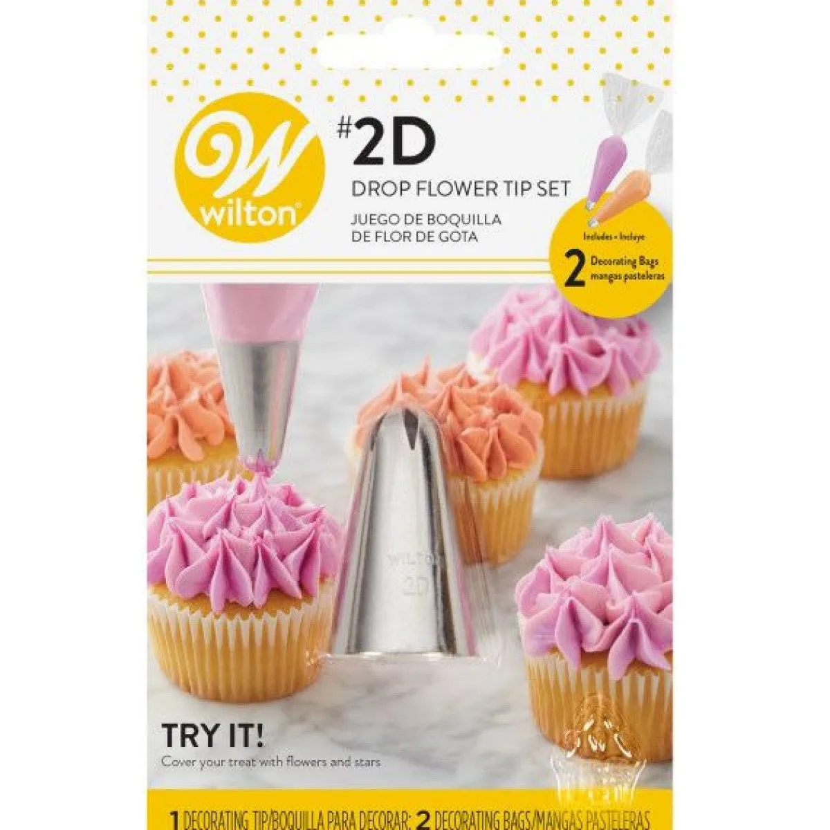 Sale Wilton Spuitmondje #2D en Spuitzakken Set/3
