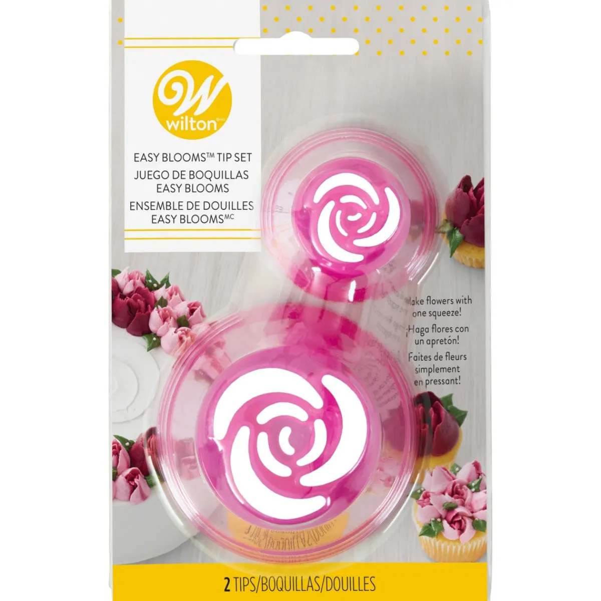 Online Wilton Spuitmondjes Easy Blooms Set/2