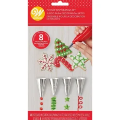 Clearance Wilton Spuitmondjes Kerst Set/12