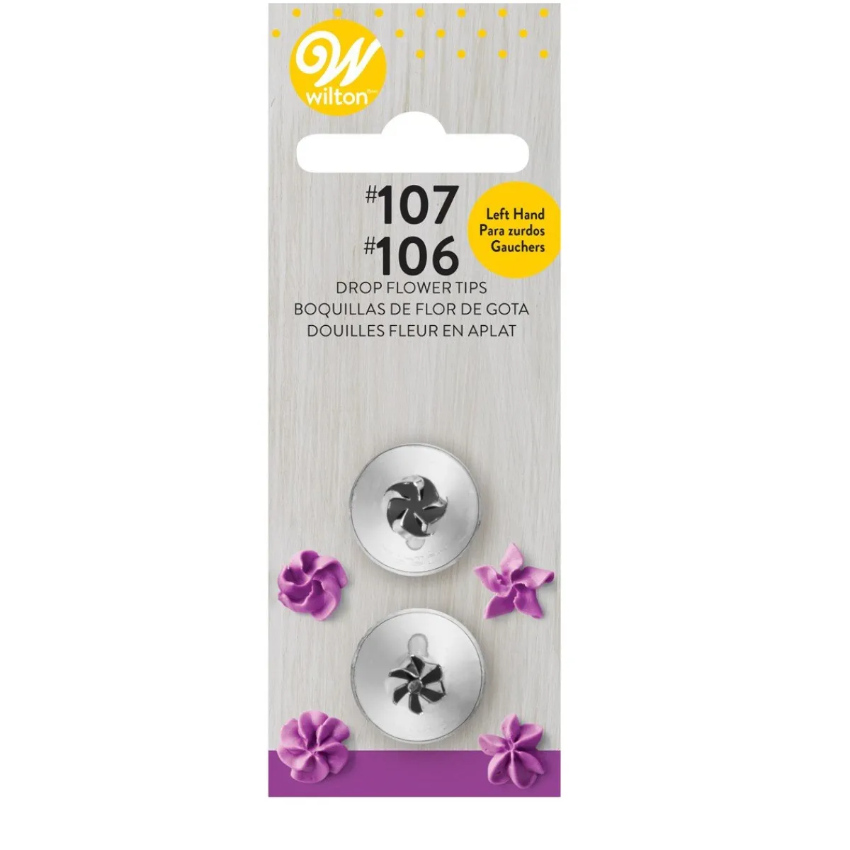 Sale Wilton Spuitmondjes Set Linkshandig #106L, #107L