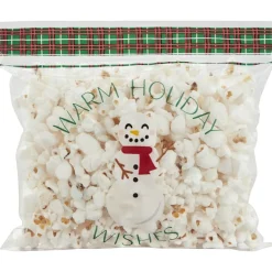 Clearance Wilton Traktatiezakjes Hersluitbaar Sneeuwpop 20st