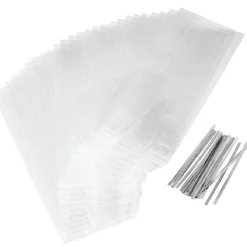 Discount Wilton Traktatiezakjes Transparant 10x24cm 50st