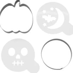 Online Wilton Uitsteker & Stencil Halloween Set/4