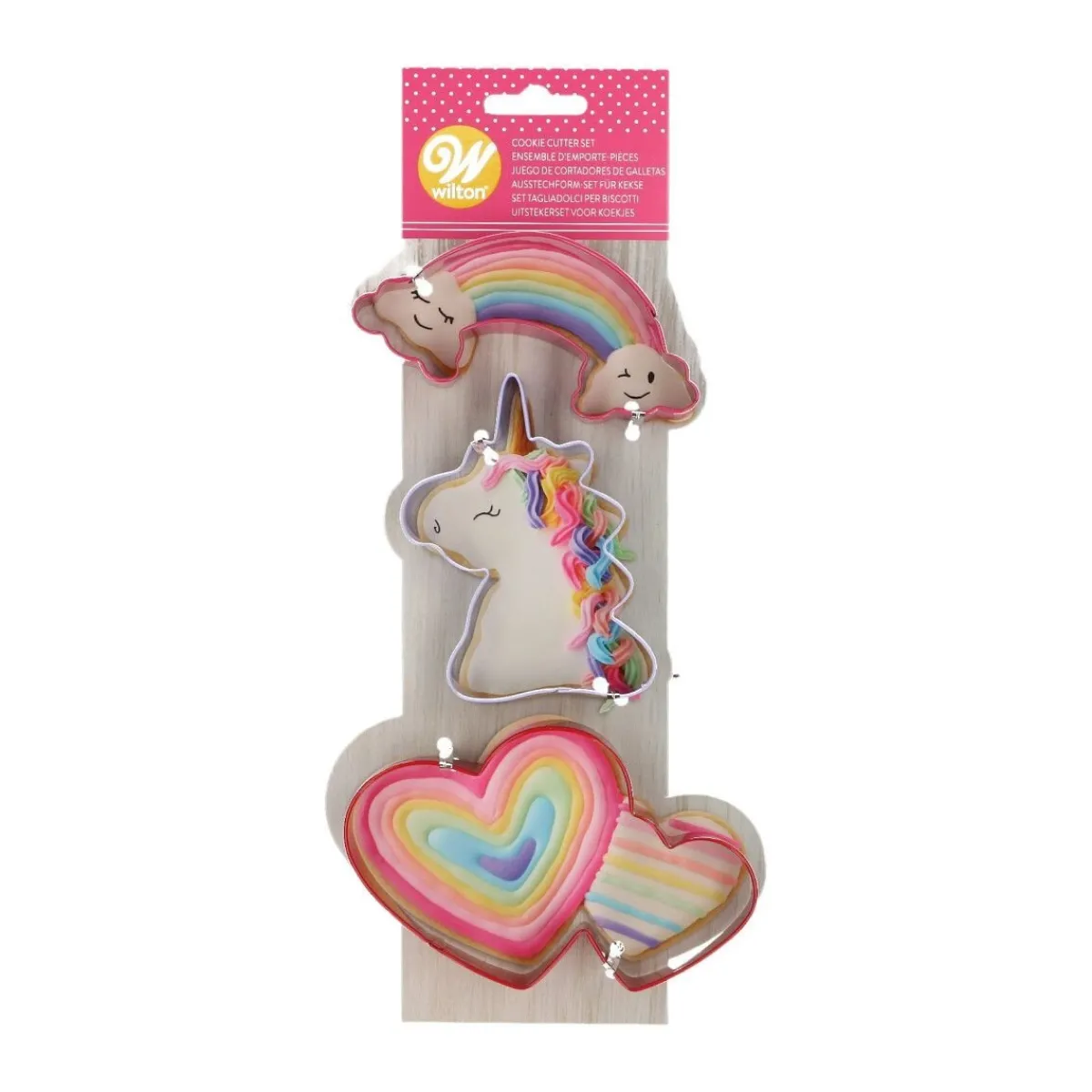 Best Wilton Uitsteker Unicorn Set/3