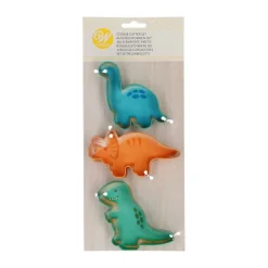 Clearance Wilton Uitstekers Dinosaurus Set/3