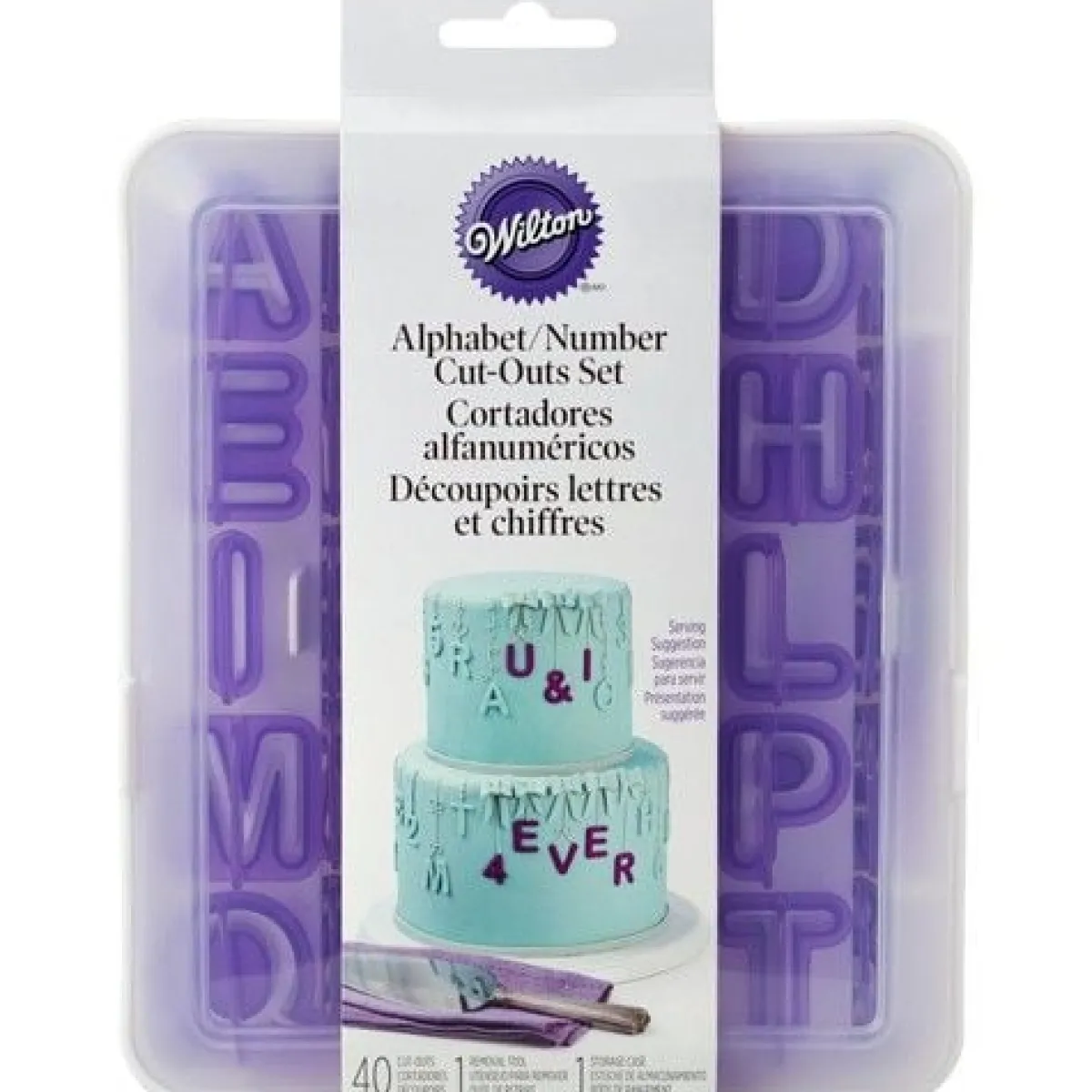 Wilton Uitstekers Letters en Nummers Set