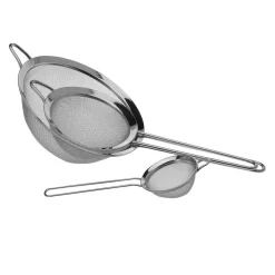 Clearance Overig Zeef RVS Set/3